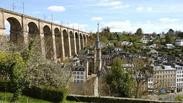 Charmant Studio A Colombages Morlaix Exterior foto
